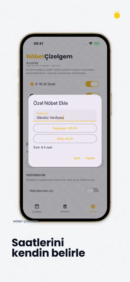 Nöbet Çizelgem – Ekran görüntüsü 2